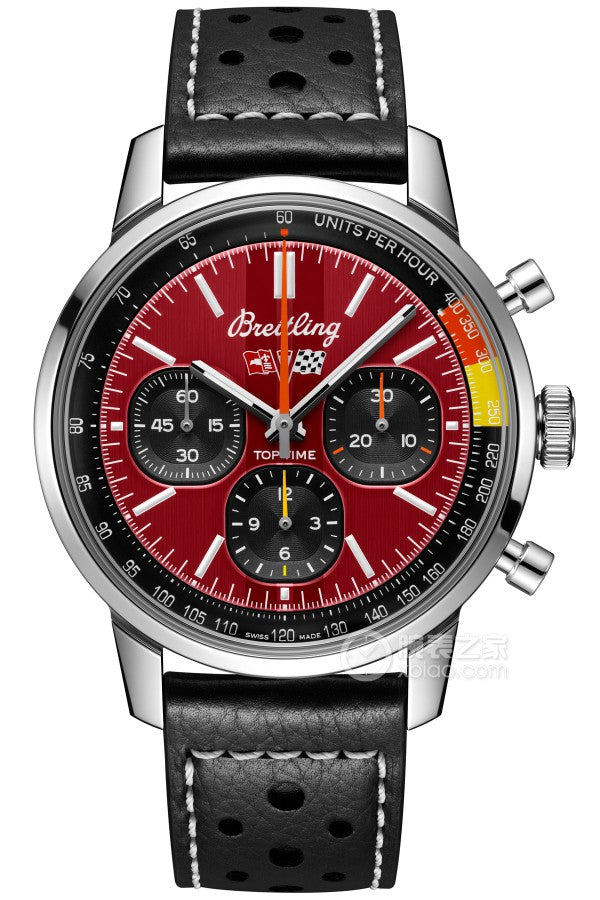  Shop Authentic Breitling Top Time B01 Chevrolet Corvette Red Dial Black Leather Strap Watch for Men - AB01761A1K1X1 - Luxxuri