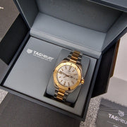  Shop Authentic Tag Heuer Aquaracer Silver Dial Two Tone Steel Strap Watch for Women - WBD1120.BB0930 - Luxxuri