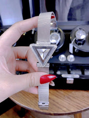  Shop Authentic Guess Fame Diamonds Silver Dial Silver Mesh Bracelet Watch for Women - GW0508L1 - Luxxuri