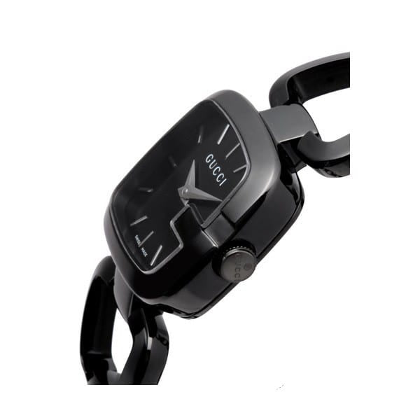  Shop Authentic Gucci G Ladies Quartz 125 G Series Black Dial Bracelet Watch For Women - YA125504 - Luxxuri