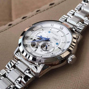  Shop Authentic Bulova BVA Series Dual Aperture Silver Dial Silver Steel Strap Watch for Men - 96A118 - Luxxuri