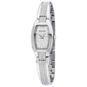  Shop Authentic Bulova Crystal Collection Silver Dial Silver Steel Strap Watch for Women - 96L235 - Luxxuri