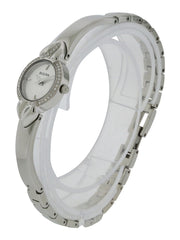  Shop Authentic Bulova Crystal Pendant Silver Dial Silver Steel Strap Watch for Women - 96X111 - Luxxuri