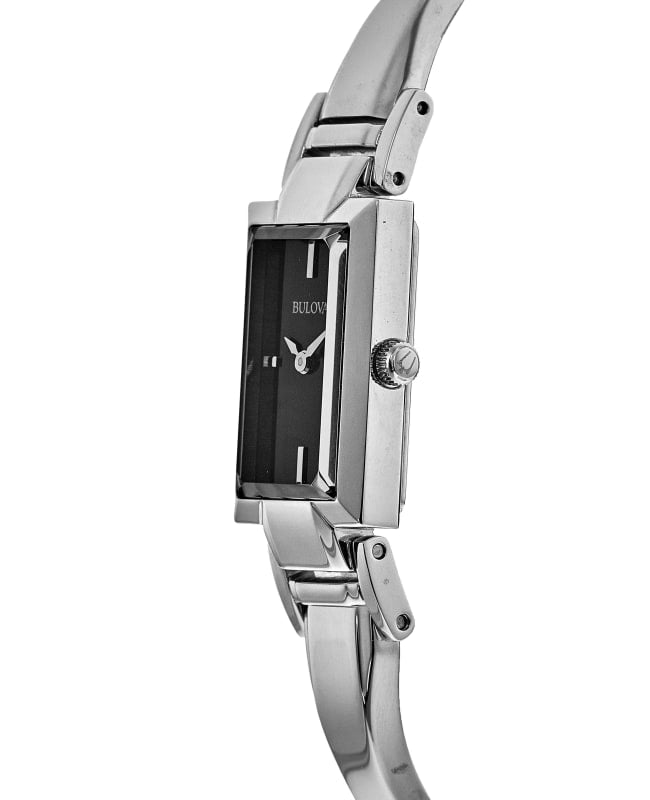  Shop Authentic Bulova Classic Collection Black Dial Silver Steel Strap Watch for Women - 96L138 - Luxxuri