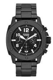  Shop Authentic Fossil Machine Chronograph Black Dial Black Steel Strap Watch for Men - FS4927 - Luxxuri