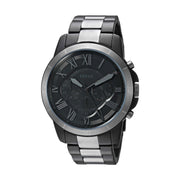  Shop Authentic Fossil Grant Chronograph Black Dial Two Tone Steel Strap Watch for Men - FS5269 - Luxxuri