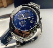  Shop Authentic Maserati Traguardo Blue Dial Silver Steel Strap Watch For Men - R8853112505 - Luxxuri