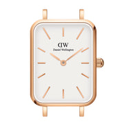  Shop Authentic Daniel Wellington Quadro Melrose White Dial Gold Mesh Strap Watch For Women - DW00100431 - Luxxuri