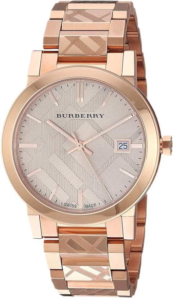  Shop Authentic Burberry The City White Dial Rose Gold Steel Strap Watch for Women - BU9104 - Luxxuri