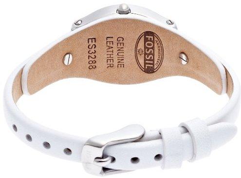  Shop Authentic Fossil Molly White Dial White Leather Strap Watch for Women - ES3288 - Luxxuri