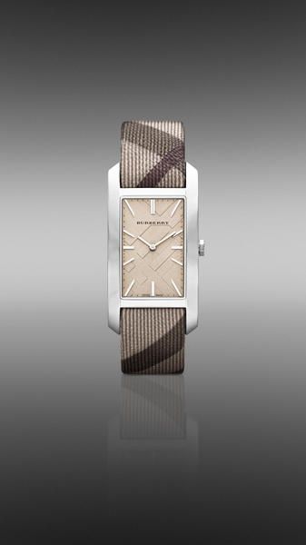  Shop Authentic Burberry Nova Check Silver Dial Two Tone Leather Strap Watch For Women - BU9404 - Luxxuri