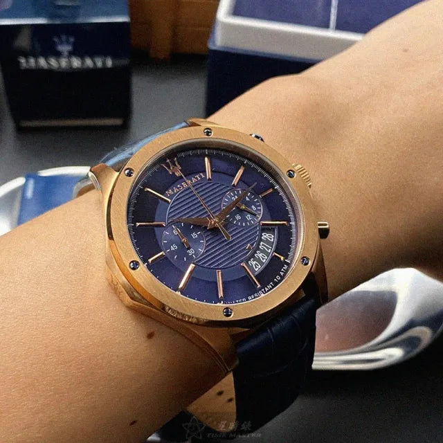  Shop Authentic Maserati Circuito Blue Dial Blue Leather Strap Watch For Men - R8871627002 - Luxxuri