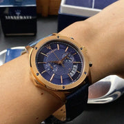  Shop Authentic Maserati Circuito Blue Dial Blue Leather Strap Watch For Men - R8871627002 - Luxxuri