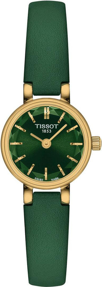  Shop Authentic Tissot Lovely Round Green Mother of Pearl Dial Green Leather Strap Watch for Women - T140.009.36.091.00 - Luxxuri