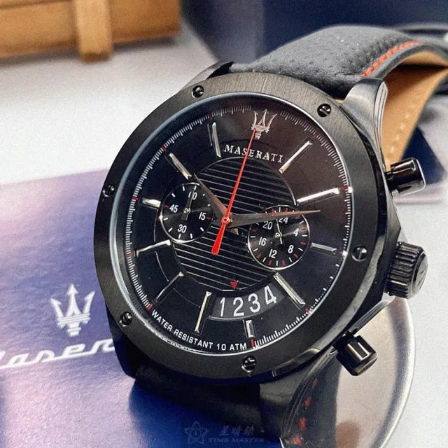  Shop Authentic Maserati Circuito Black Dial Black Leather Strap Watch For Men - R8871627004 - Luxxuri