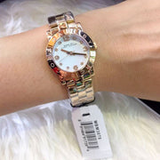  Shop Authentic Marc Jacobs Mini Amy White Dial Rose Gold Steel Strap Watch for Women - MBM3078 - Luxxuri