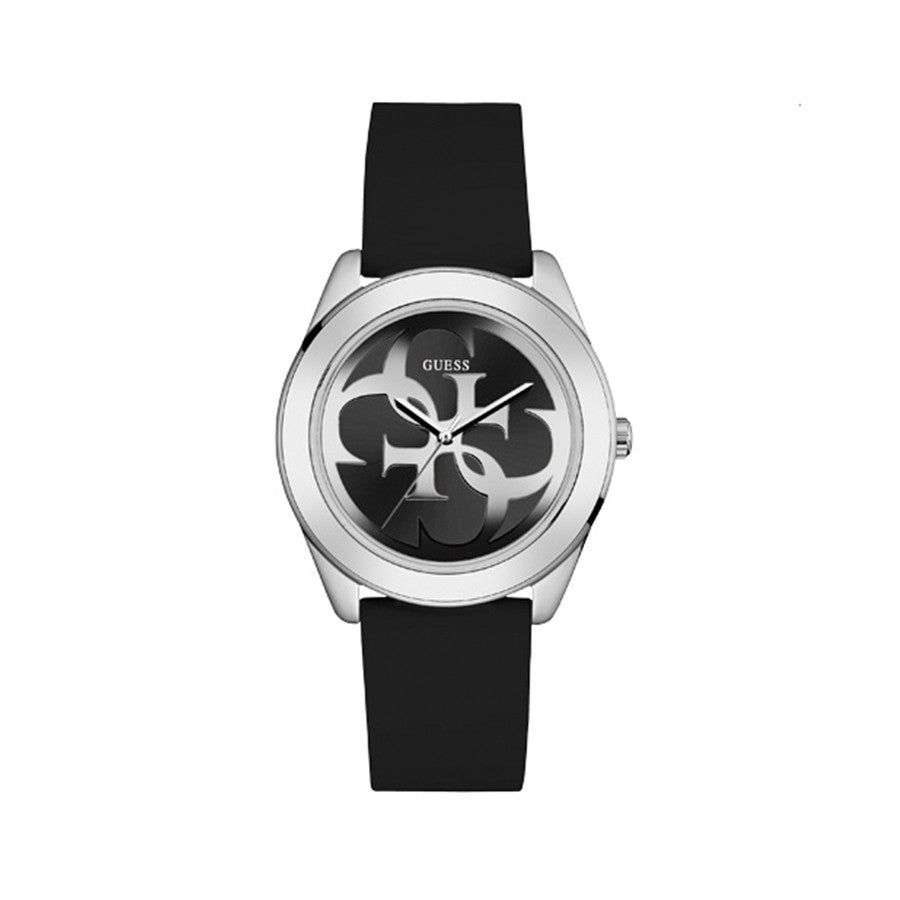  Shop Authentic Guess G-Twist Quartz Black Dial Black Silicone Strap Watch For Men  - W0911L8 - Luxxuri