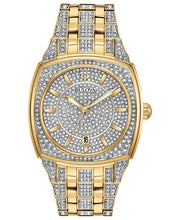  Shop Authentic Bulova Phantom Crystal Silver Dial Two Tone Steel Strap Watch for Men - 98B323 - Luxxuri