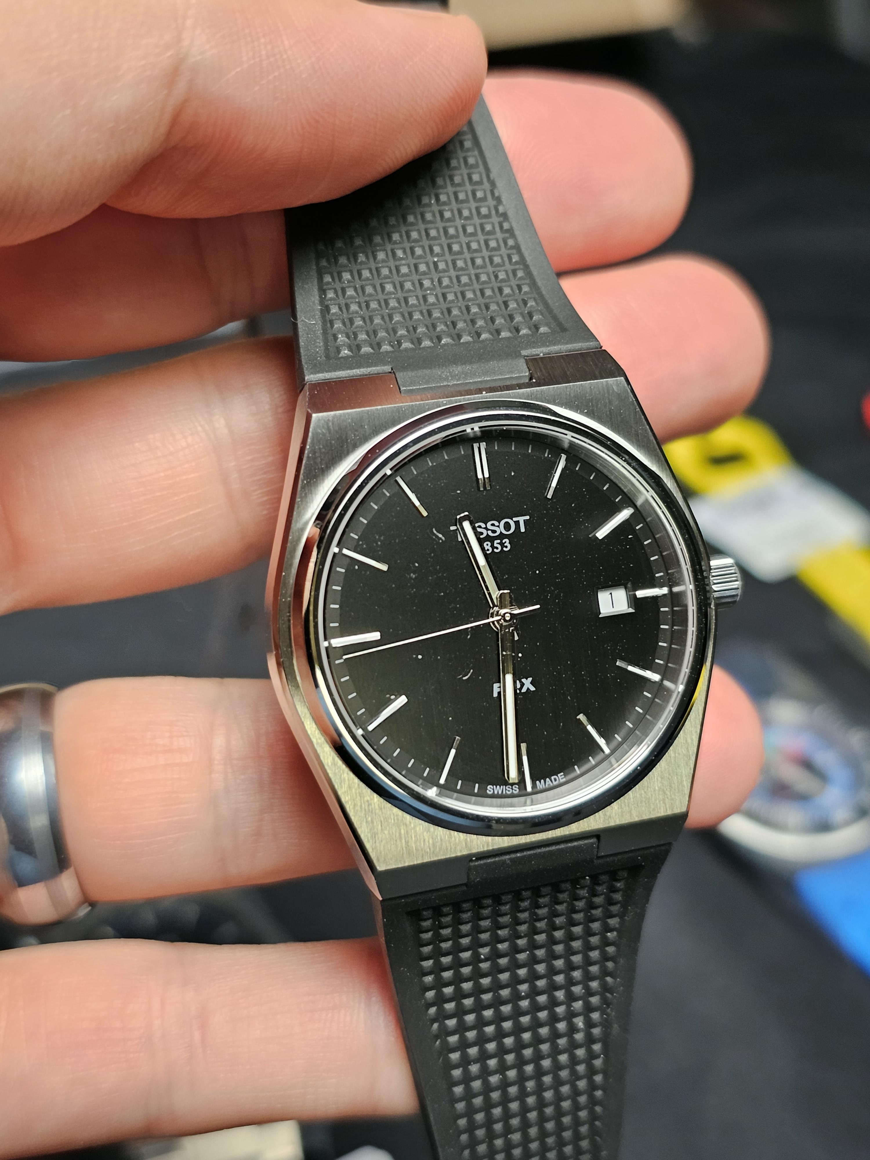  Shop Authentic Tissot PRX Black Dial Black Rubber Strap Watch For Men - T137.410.17.051.00 - Luxxuri