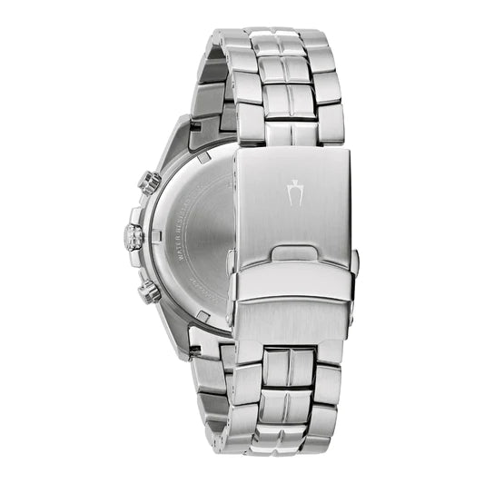 Shop Authentic Bulova Classic Collection Black Dial Silver Steel Strap Watch for Men - 96K107 - Luxxuri