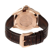  Shop Authentic Emporio Armani Pro Planet Three Hand Date Blue Dial Brown Leather Strap Watch For Men - AR11556 - Luxxuri