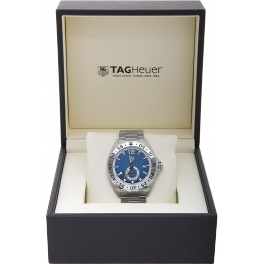 Shop Authentic Tag Heuer Formula 1 Calibre 6 Automatic Blue Dial Silver Steel Strap Watch for Men - WAZ2014.BA0842 - Luxxuri