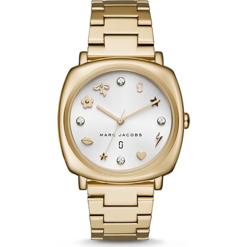  Shop Authentic Marc Jacobs Mandy White Dial Gold Steel Strap Watch for Women - MJ3573 - Luxxuri