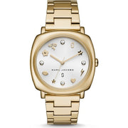  Shop Authentic Marc Jacobs Mandy White Dial Gold Steel Strap Watch for Women - MJ3573 - Luxxuri