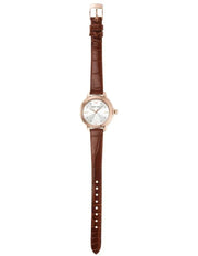  Shop Authentic Emporio Armani Mia Quartz Silver Dial Brown Leather Strap Watch For Women - AR11525 - Luxxuri