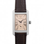  Shop Authentic Emporio Armani Classic Beige Dial Brown Leather Strap Watch For Women - AR0155 - Luxxuri