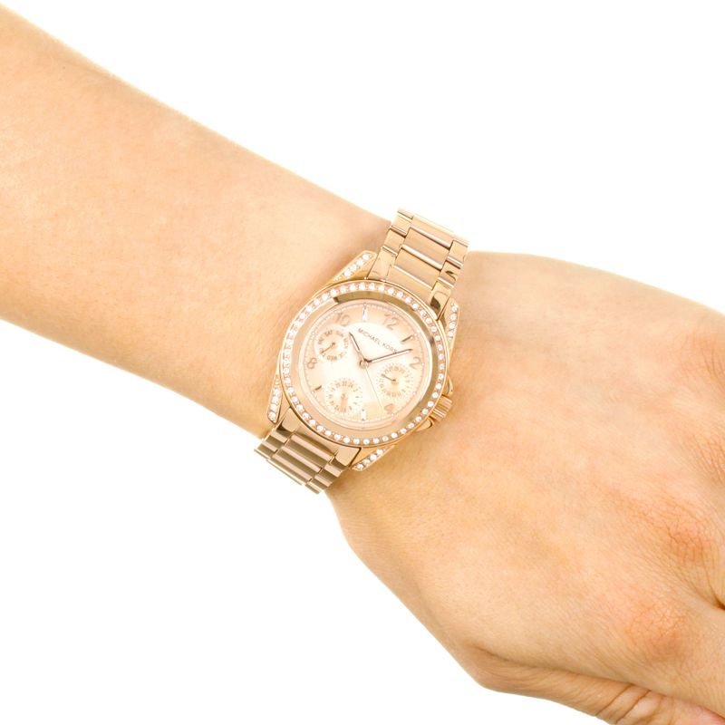  Shop Authentic Michael Kors Blair Rose Gold Dial Rose Gold Steel Strap Watch for Women - MK5613 - Luxxuri