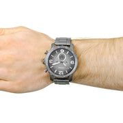  Shop Authentic Fossil Nate Chronograph Gunmetal Dial Grey Steel Strap Watch for Men - JR1437 - Luxxuri
