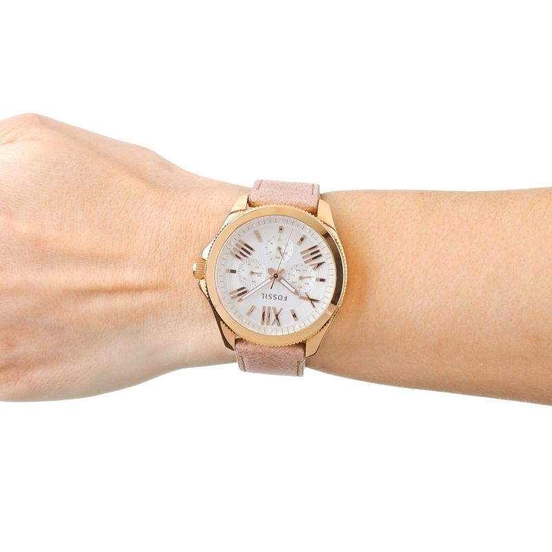  Shop Authentic Fossil Cecile White Dial Beige Leather Strap Watch for Women - AM4532 - Luxxuri