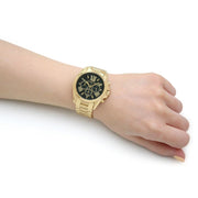  Shop Authentic Michael Kors Bradshaw Black Dial Gold Steel Strap Watch for Women - MK5739 - Luxxuri