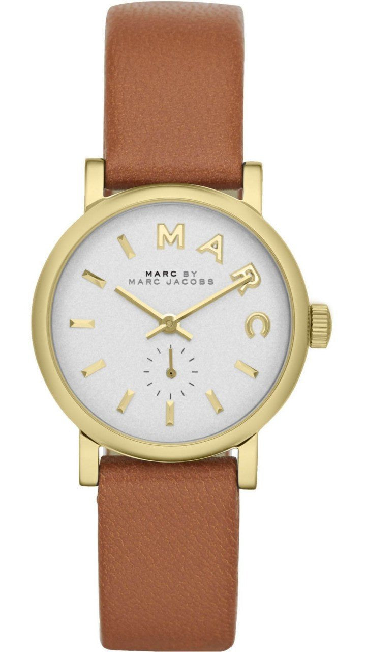  Shop Authentic Marc Jacobs Baker White Dial Brown Leather Strap Watch for Women - MBM1317 - Luxxuri