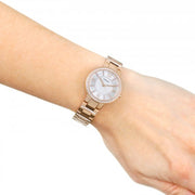  Shop Authentic Fossil Virginia White Dial Gold Steel Strap Watch for Women - ES3283 - Luxxuri