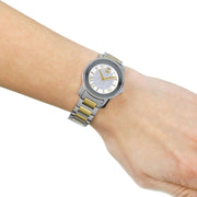  Shop Authentic Movado Bold Silver Dial Two Tone Steel Strap Watch For Women - 3600256 - Luxxuri