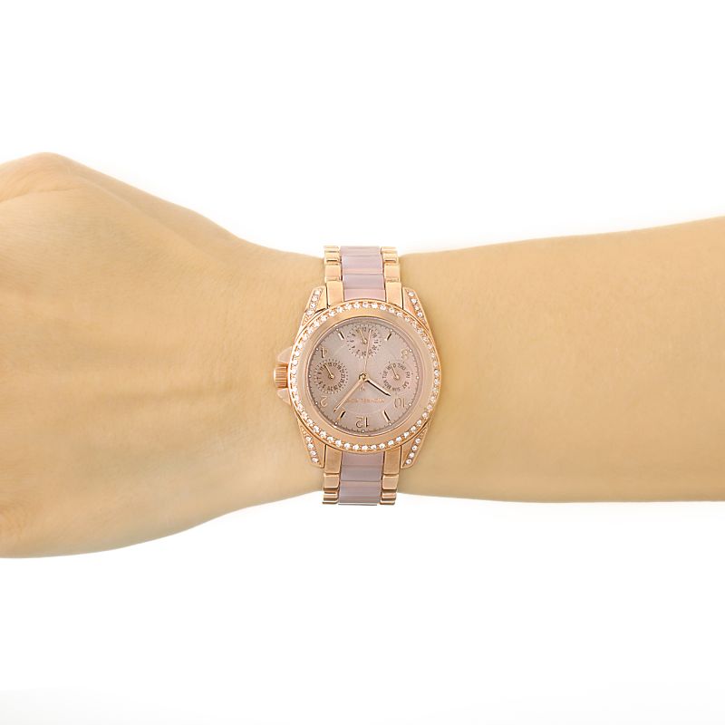  Shop Authentic Michael Kors Blair Rose Gold Dial Two Tone Steel Strap Watch for Women - MK6175 - Luxxuri