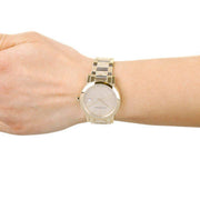  Shop Authentic Burberry The City Gold Dial Gold Steel Strap Watch for Women - BU9145 - Luxxuri