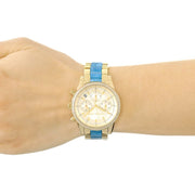  Shop Authentic Michael Kors Ritz Gold Dial Two Tone Steel Strap Watch for Women - MK6328 - Luxxuri
