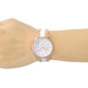  Shop Authentic Michael Kors Ritz White Dial Two Tone Steel Strap Watch for Women - MK6324 - Luxxuri