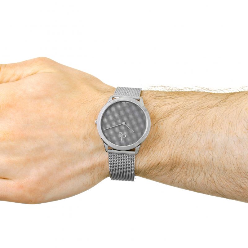  Shop Authentic Calvin Klein Minimal Grey Dial Silver Mesh Bracelet Watch for Women - K3M2212X - Luxxuri