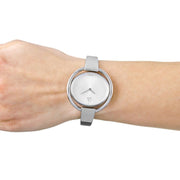  Shop Authentic Calvin Klein Impetuous Silver Dial Silver Steel Strap Watch for Women - K4F2N116 - Luxxuri