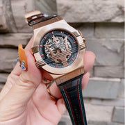  Shop Authentic Maserati Potenza Skeleton Limited Edition Dial Black Strap Watch For Men - R8821108026 - Luxxuri