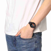  Shop Authentic Armani Exchange Cayde Analog Black Dial Black Leather Strap Watch For Men - AX7120 - Luxxuri
