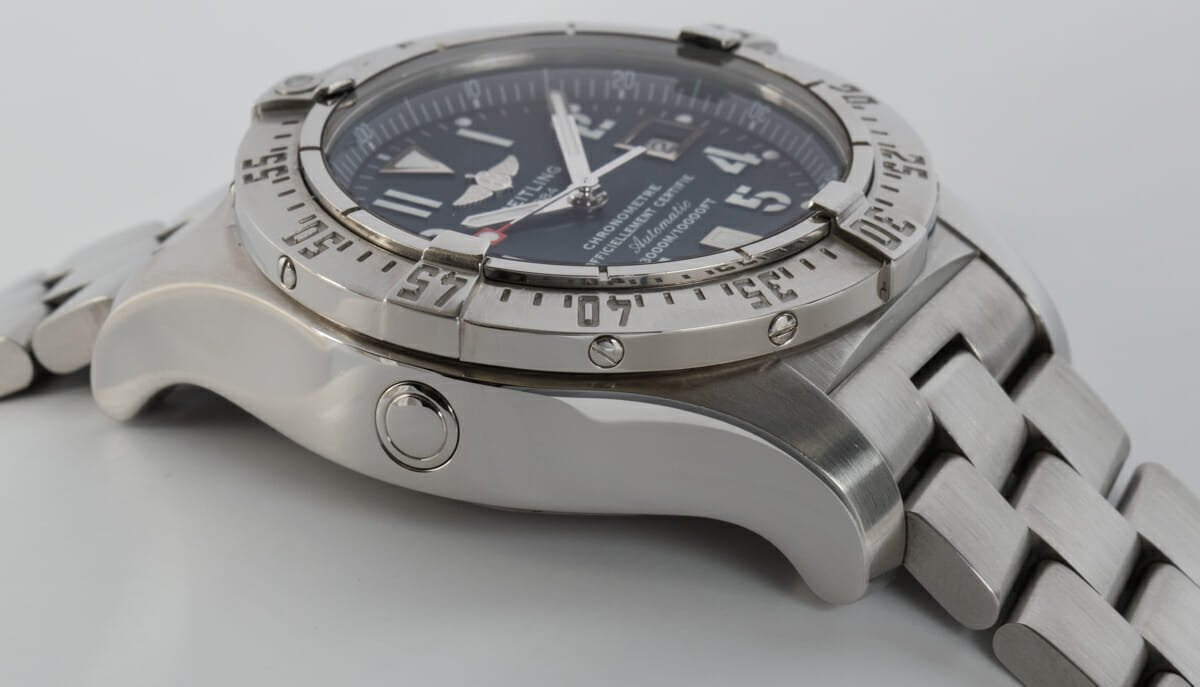  Shop Authentic Breitling Aeromarine Avenger Seawolf 45mm Blue Dial Stainless Steel Mens Watch - A1733110/C756 - Luxxuri