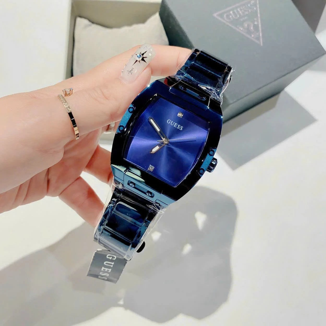  Shop Authentic Guess Phoenix Blue Dial Blue Steel Strap Watch for Men  - GW0387G4 - Luxxuri