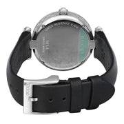  Shop Authentic Gucci Diamantissima Diamonds Black Dial Black Leather Strap Watch For Women - YA141403 - Luxxuri