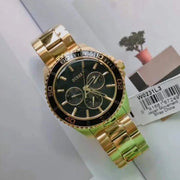  Shop Authentic Guess BFF Multifunction Black Dial Gold Steel Strap Watch for Women - W0231L3 - Luxxuri