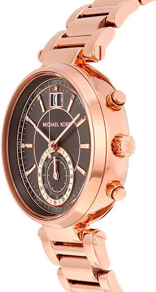  Shop Authentic Michael Kors Sawyer Rose Gold Dial Rose Gold Steel Strap Watch for Women - MK6226 - Luxxuri